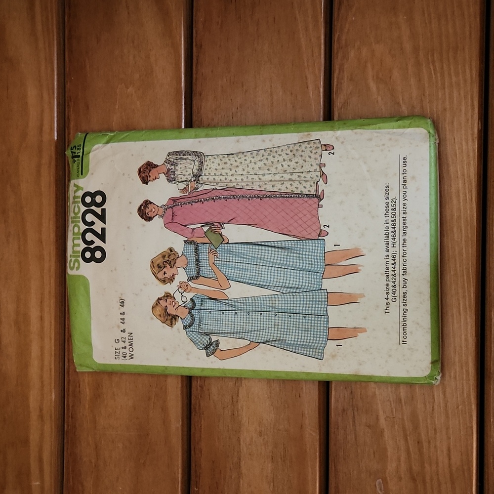 Nightgown sewing pattern